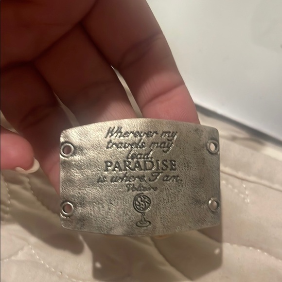 Silver and Black Decorative Plaque Set - Picture 3 of 6